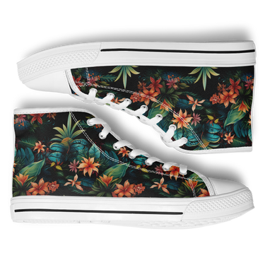Chokefish™ Urban Peak Retro High Tops-Floral-007
